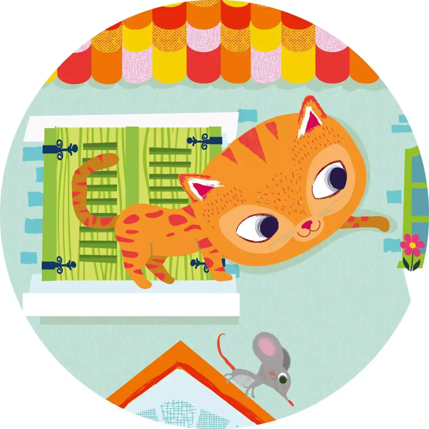Kinderpuzzle Pachat and his friends