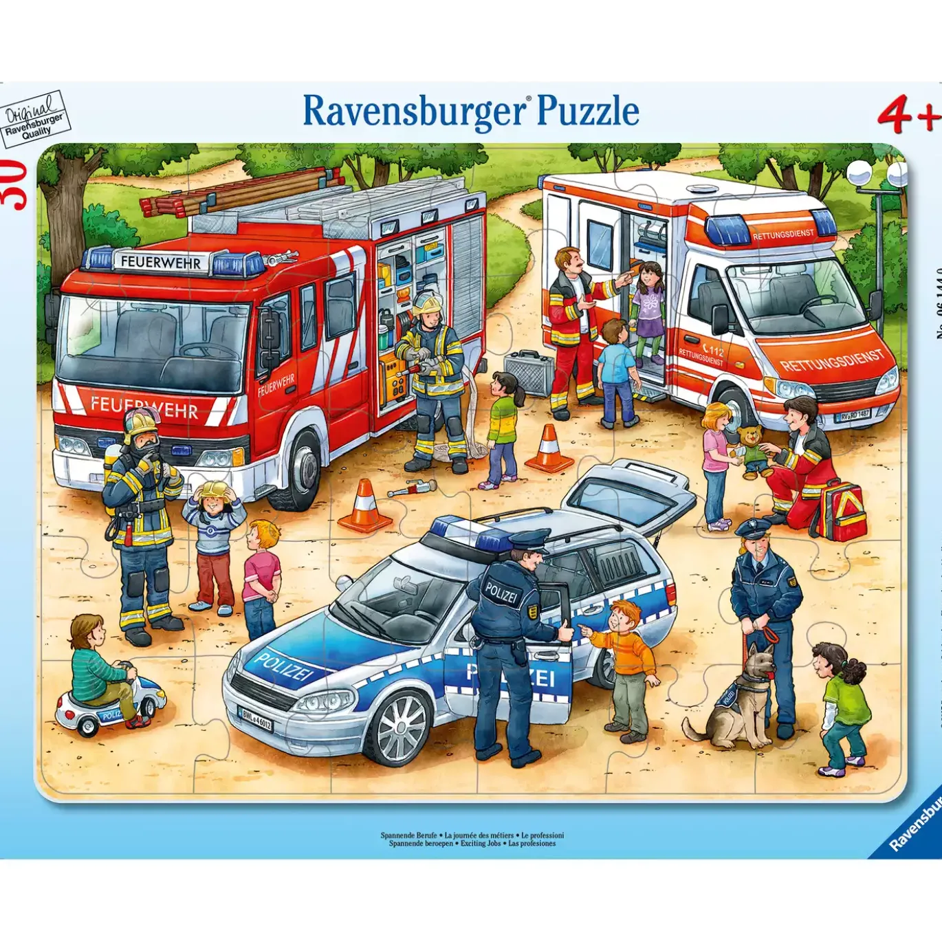Kinderpuzzle Spannende Berufe