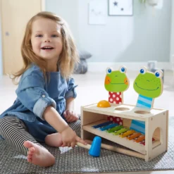 Klang-Klopfbank Froschkonzert