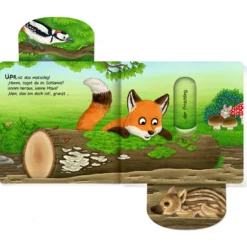 Komm heraus, kleine Maus! Bist du im Wald?
