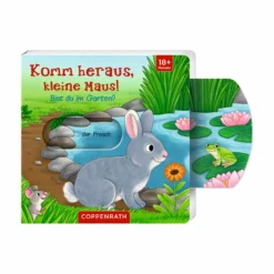 Komm heraus, kleine Maus! Bist du im Garten?