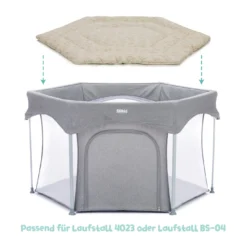 Krabbeldecke Hunde Beige