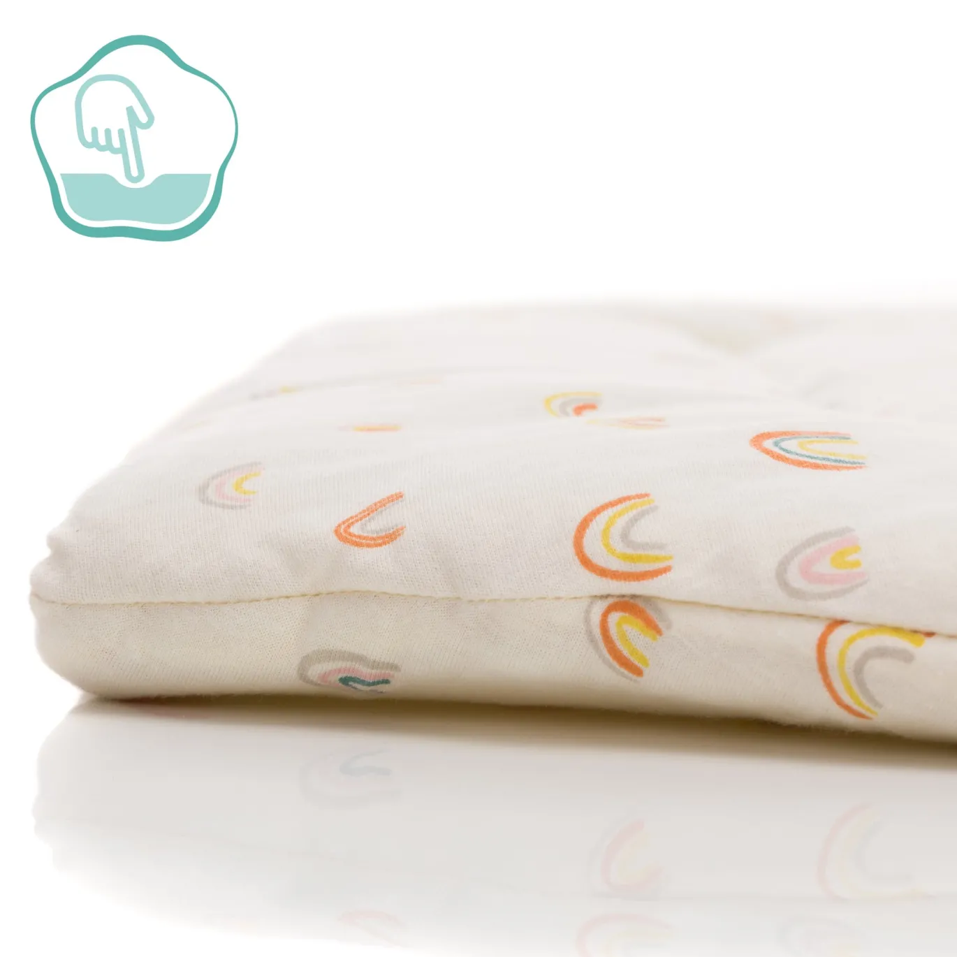 Krabbeldecke Rainbow Beige