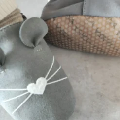 Krabbelschuhe RecyStep Maus
