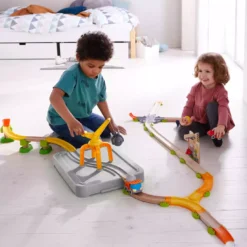 Kullerbü - Spielbahn Freie Bahn - Verladekran!