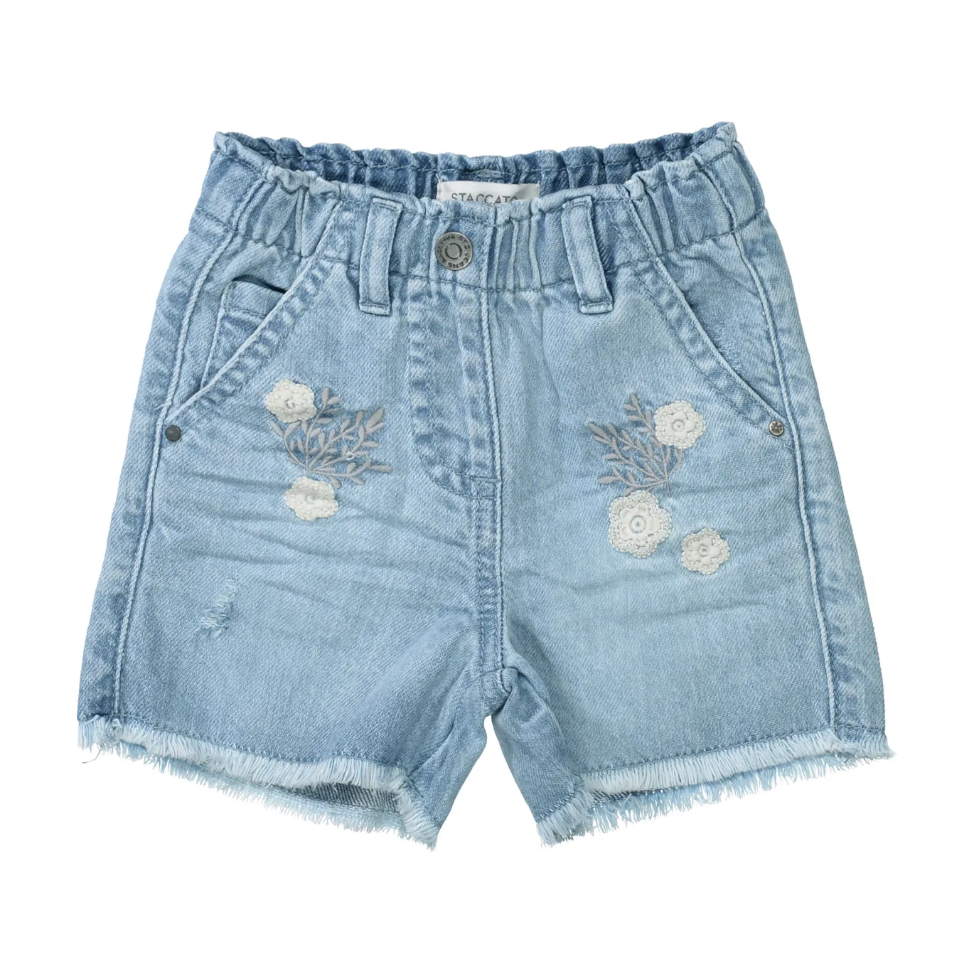 kurze Jeanshose