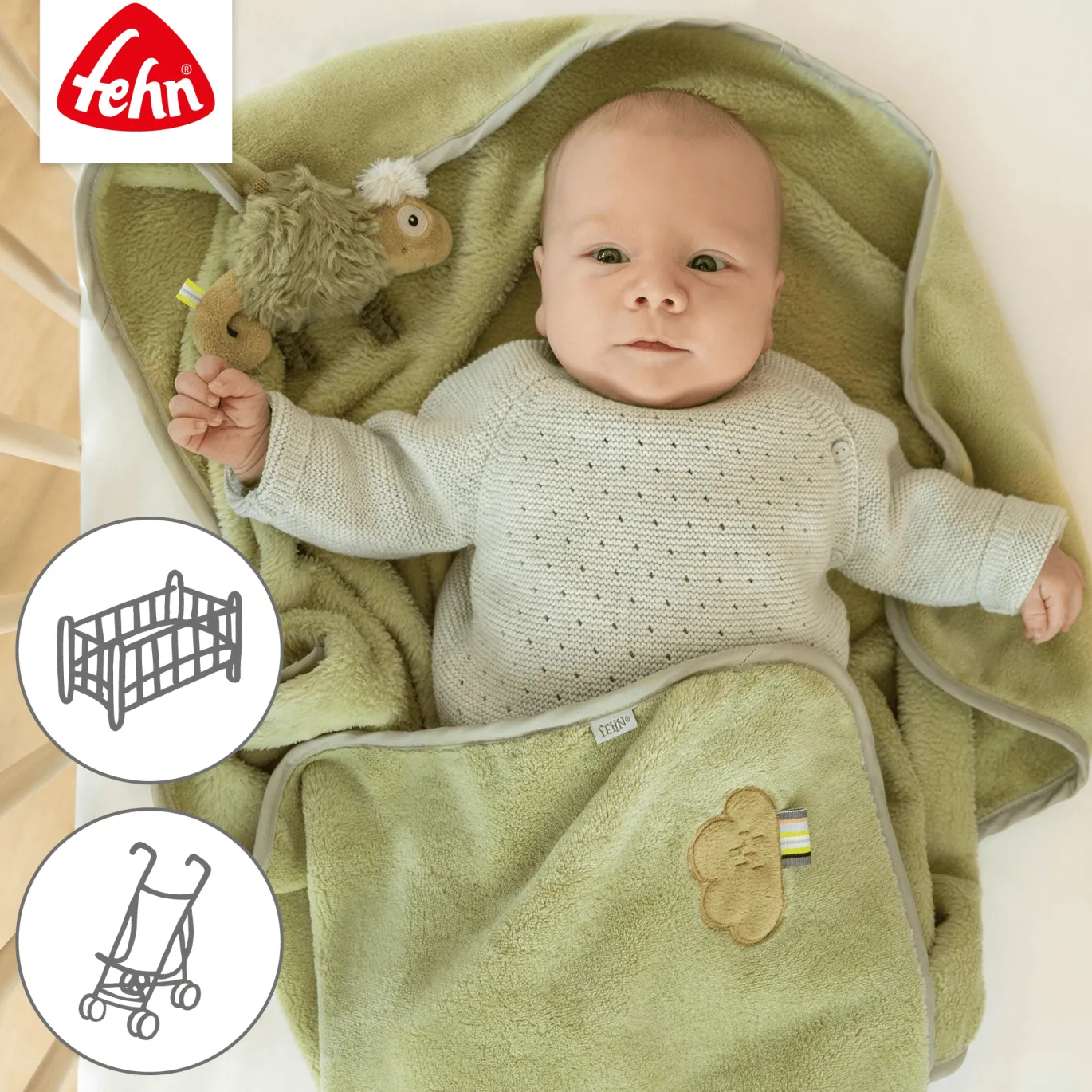 Kuscheldecke Chamäleon