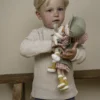 Kuschelpuppe Bauer Jim mit Huhn