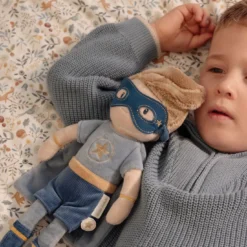 Kuschelpuppe Superheld Jim
