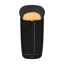 Lammfellfußsack Discover Schwarz