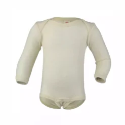 Langarmbody natur Wolle/Seide