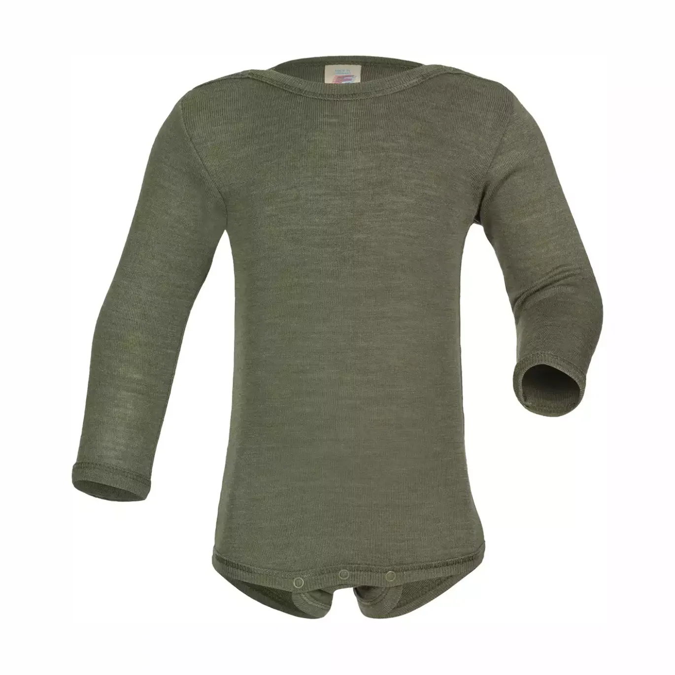 Langarmbody Wolle/Seide