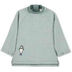Langarm-Schwimmshirt Hai