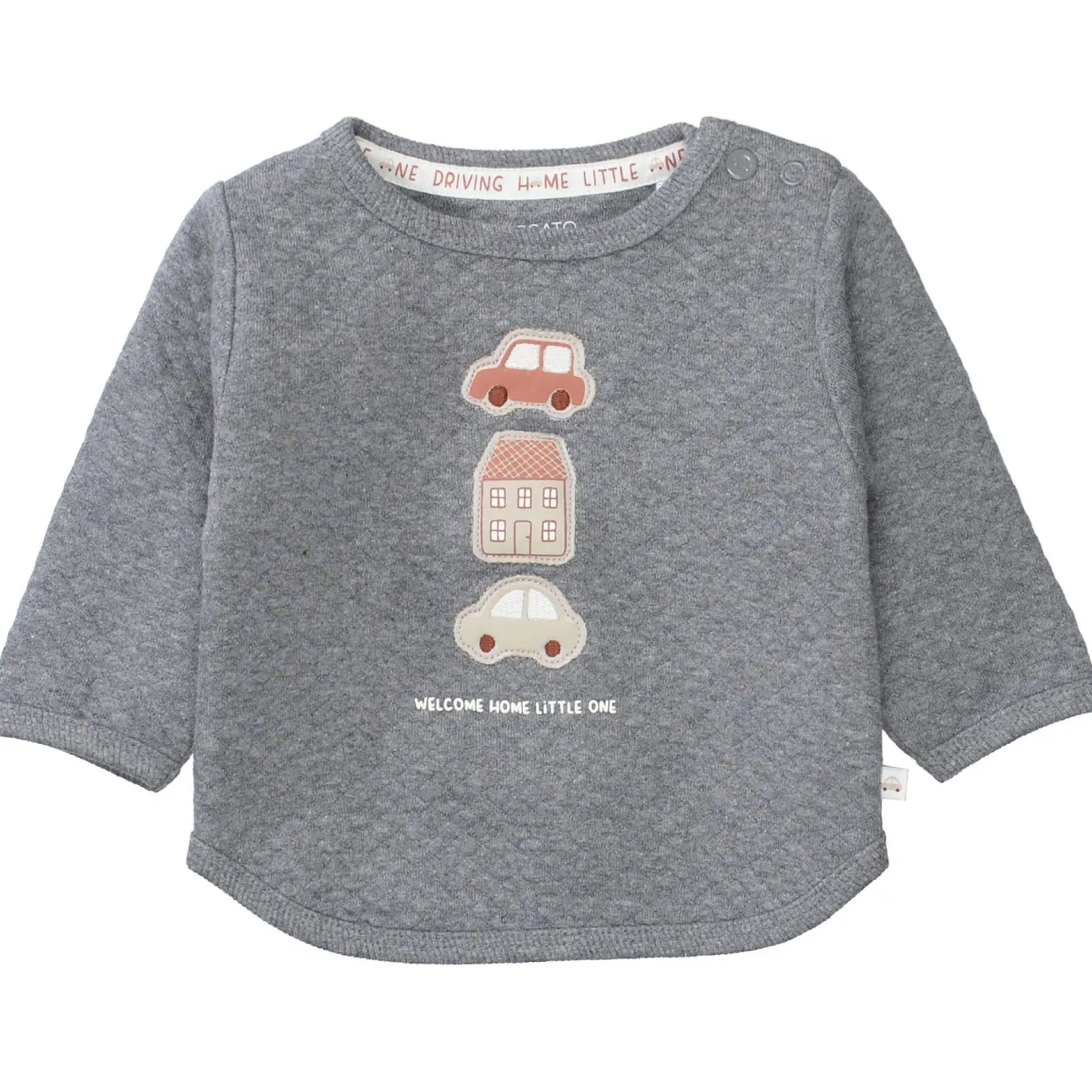 Langarmshirt Autos & Haus