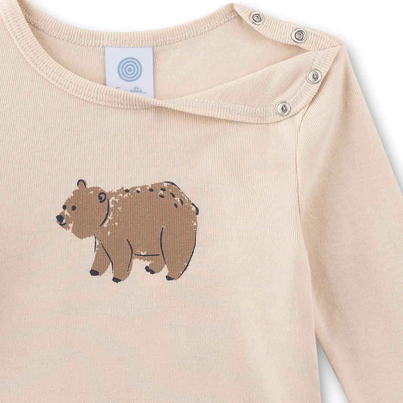 Langarmshirt Bär