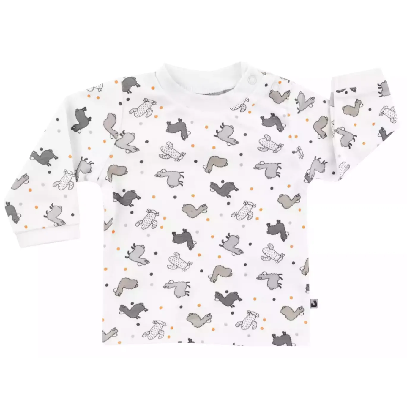Langarmshirt Lama Bunt