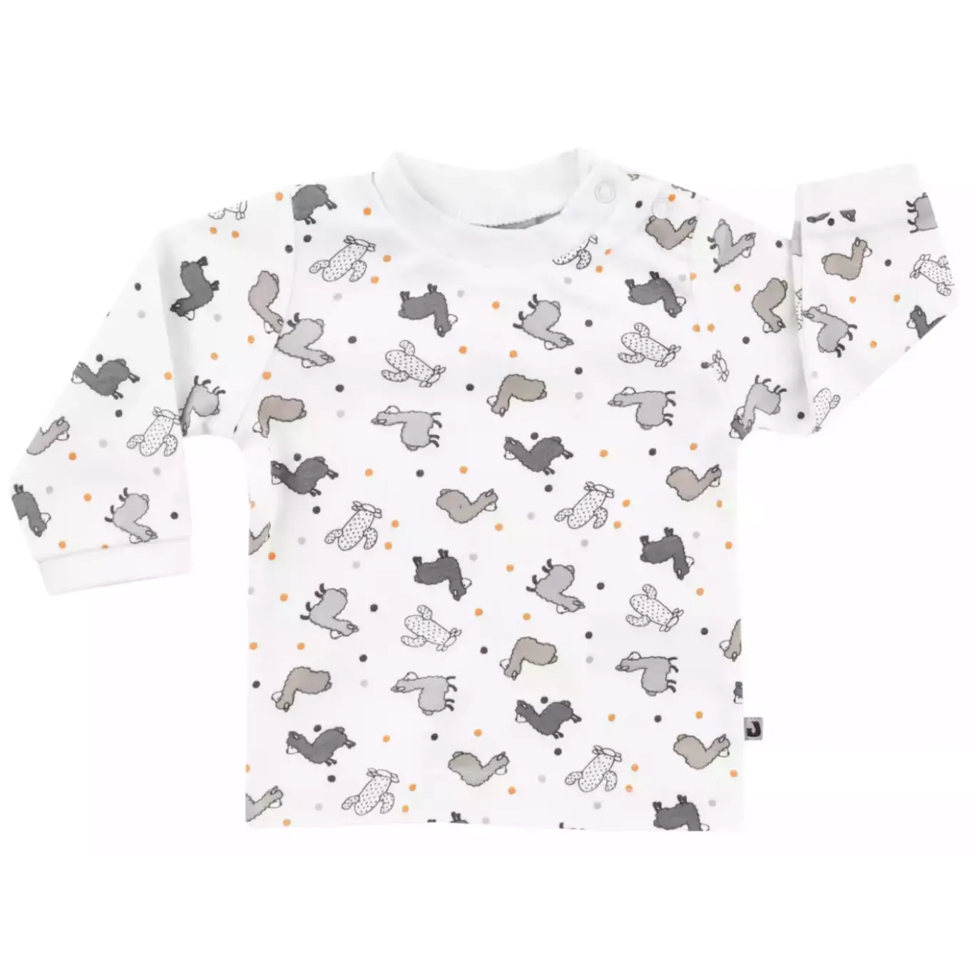 Langarmshirt Lama Bunt