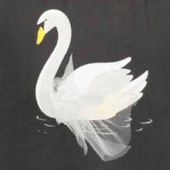 Langarmshirt Schwan