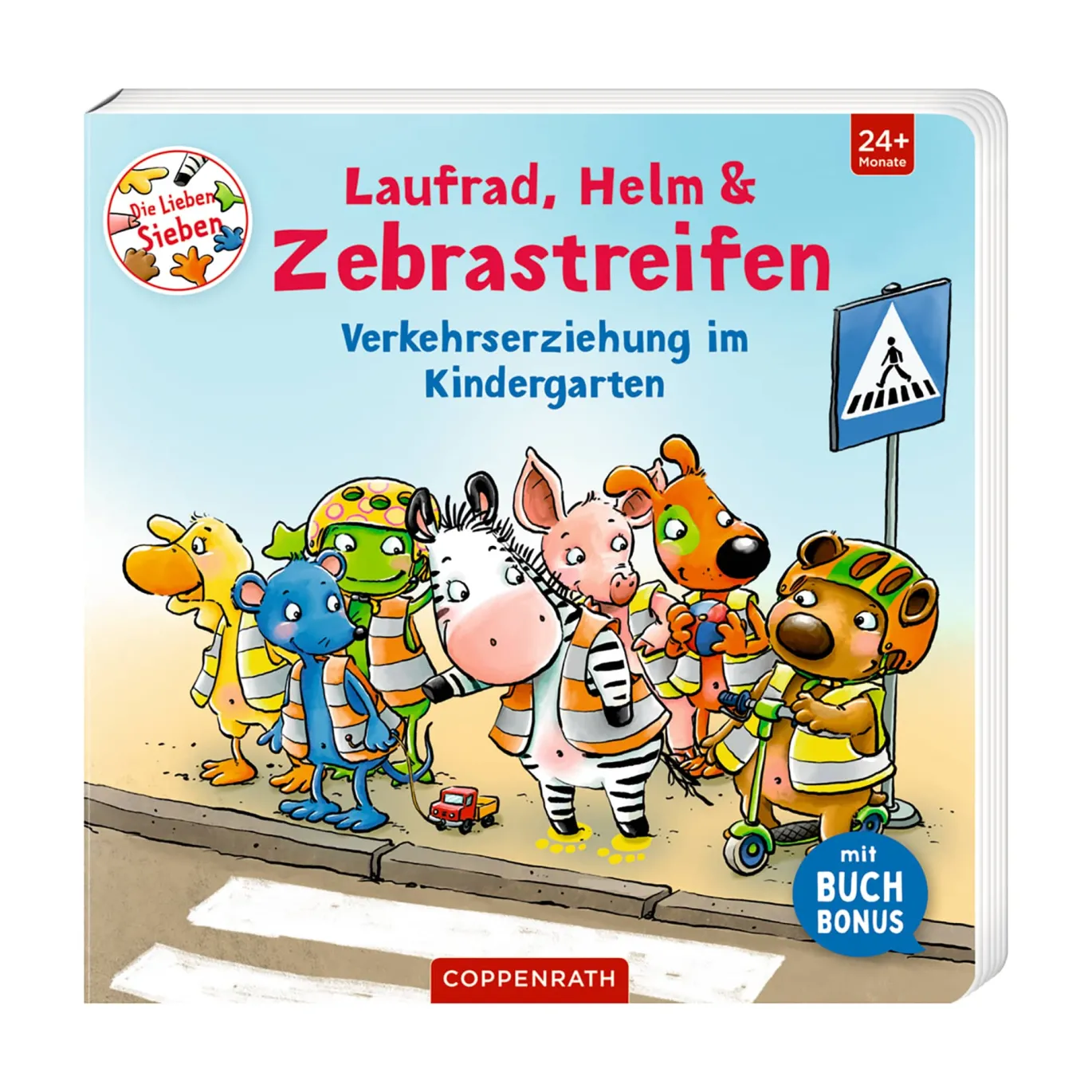 Laufrad, Helm & Zebrastreifen – Die Lieben Sieben: Verkehrserziehung im Kindergarten