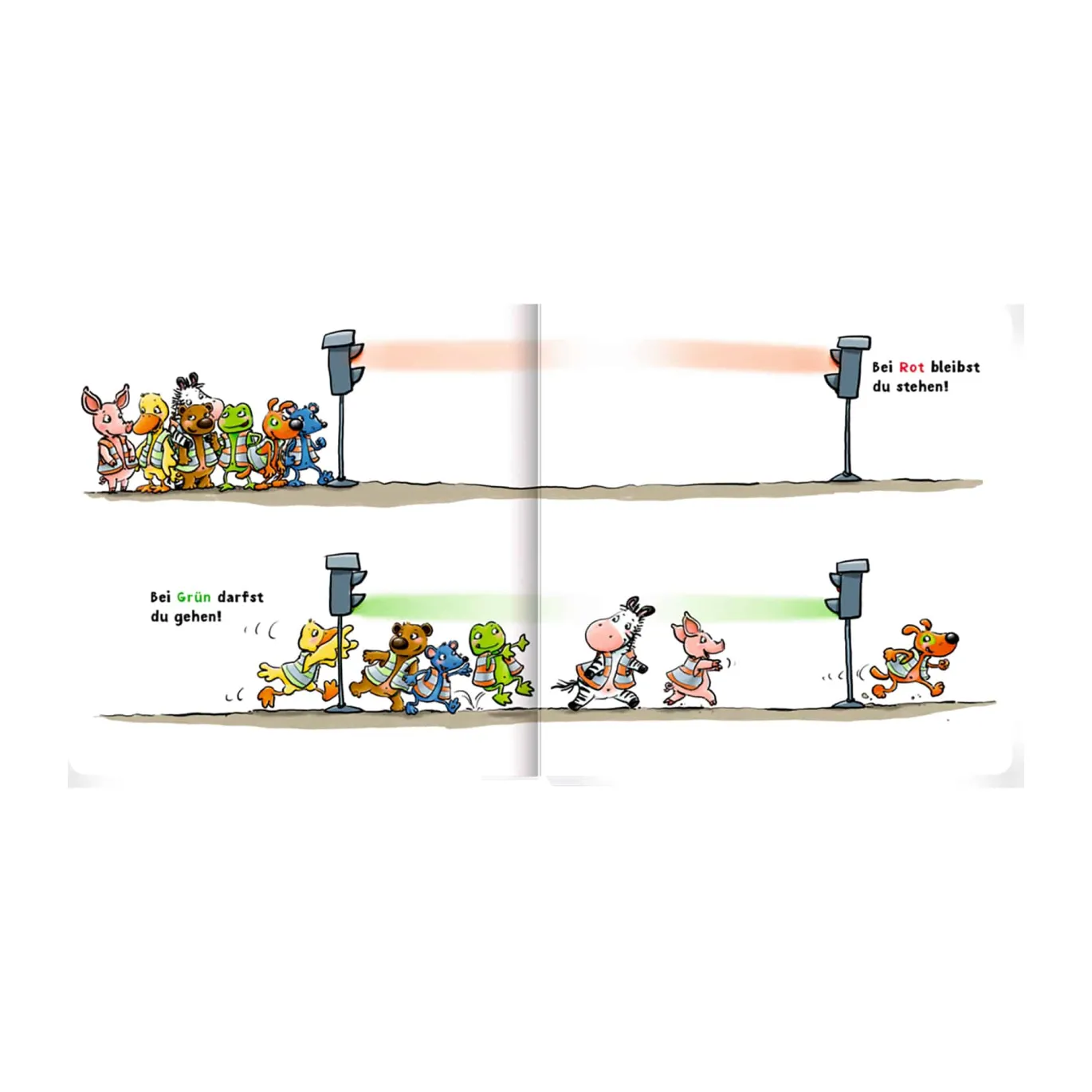 Laufrad, Helm & Zebrastreifen – Die Lieben Sieben: Verkehrserziehung im Kindergarten