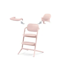 LEMO Hochstuhl 3in1 Set Pearl Pink