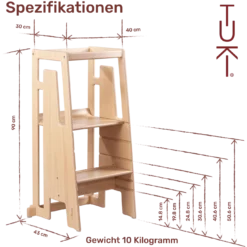 Lernturm Tuki® Greywash