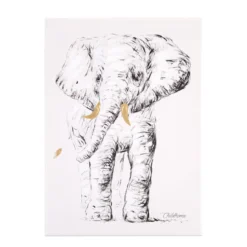 Ölgemälde Elefant