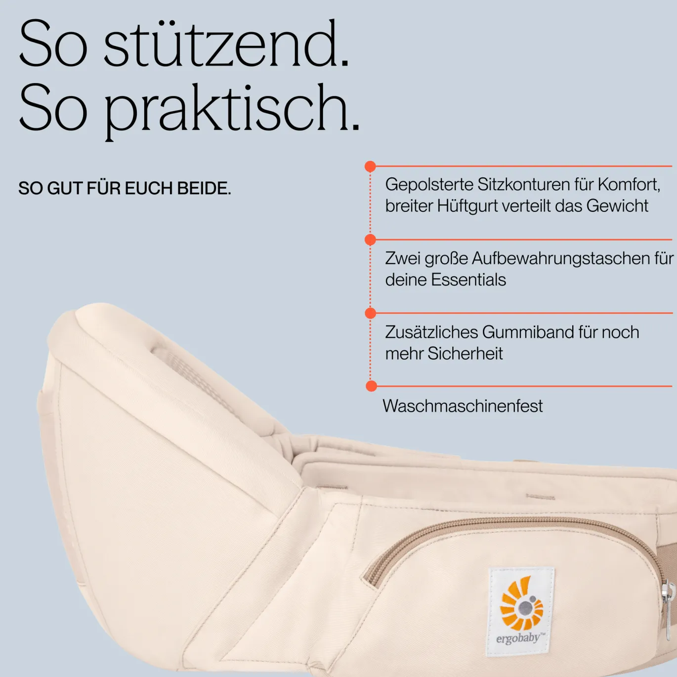 Lift Hüftsitz Pearl Grey