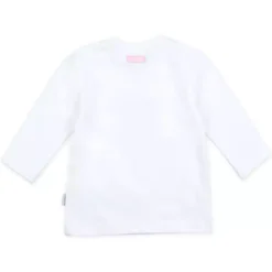 Longsleeve weiß Giraffe grau/rosa Weiss