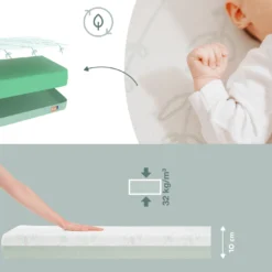 Matratze Cosy'Lite Antibakteriell 70 x 140 cm