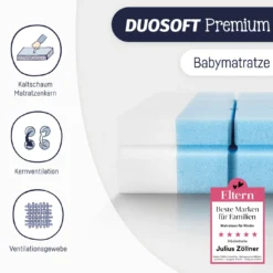 Matratze Duosoft Premium 70 x 140 cm