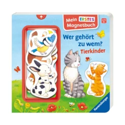 Mein erstes Magnetbuch – Was gehört wohin? Tierkinder