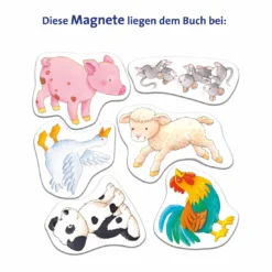 Mein erstes Magnetbuch – Was gehört wohin? Bauernhoftiere