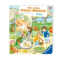 Mein großes Puzzle-Spielbuch: Ostern