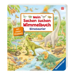 Mein Sachen suchen Wimmelbuch: Dinosaurier