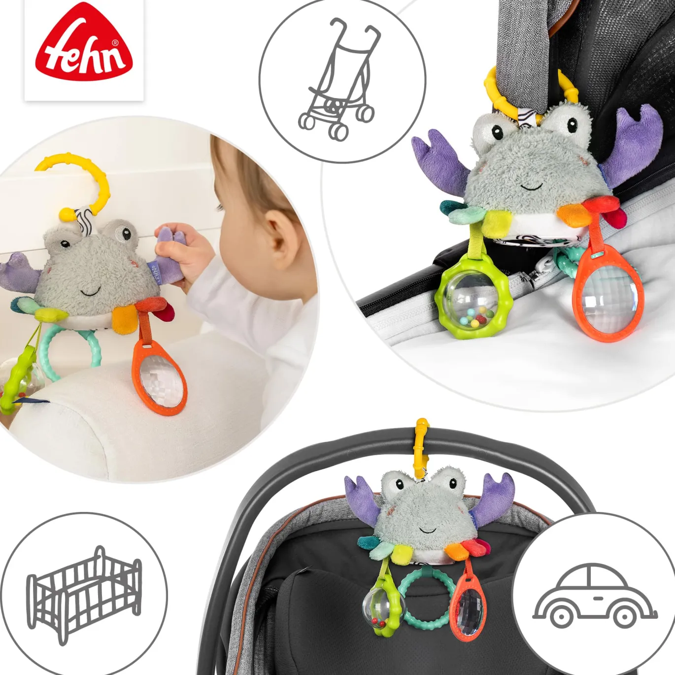 Mini-Mobilé Krabbe