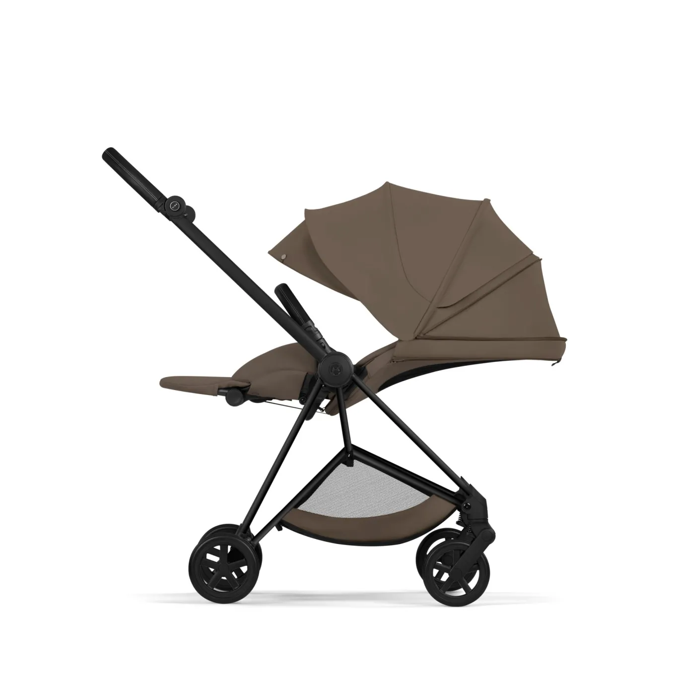MIOS Comfort Dark Brown mit Rahmen in Matt Black