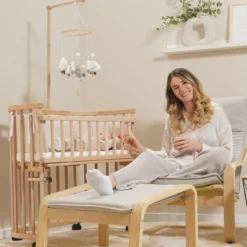 Mobilehalterung passend für alle BabyBay Modelle mit Rundstäben