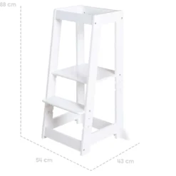 Montessori-Lernturm Weiß