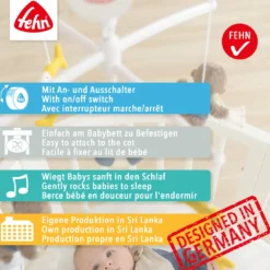 Musik-Mobile Lazy, Crazy und Pink