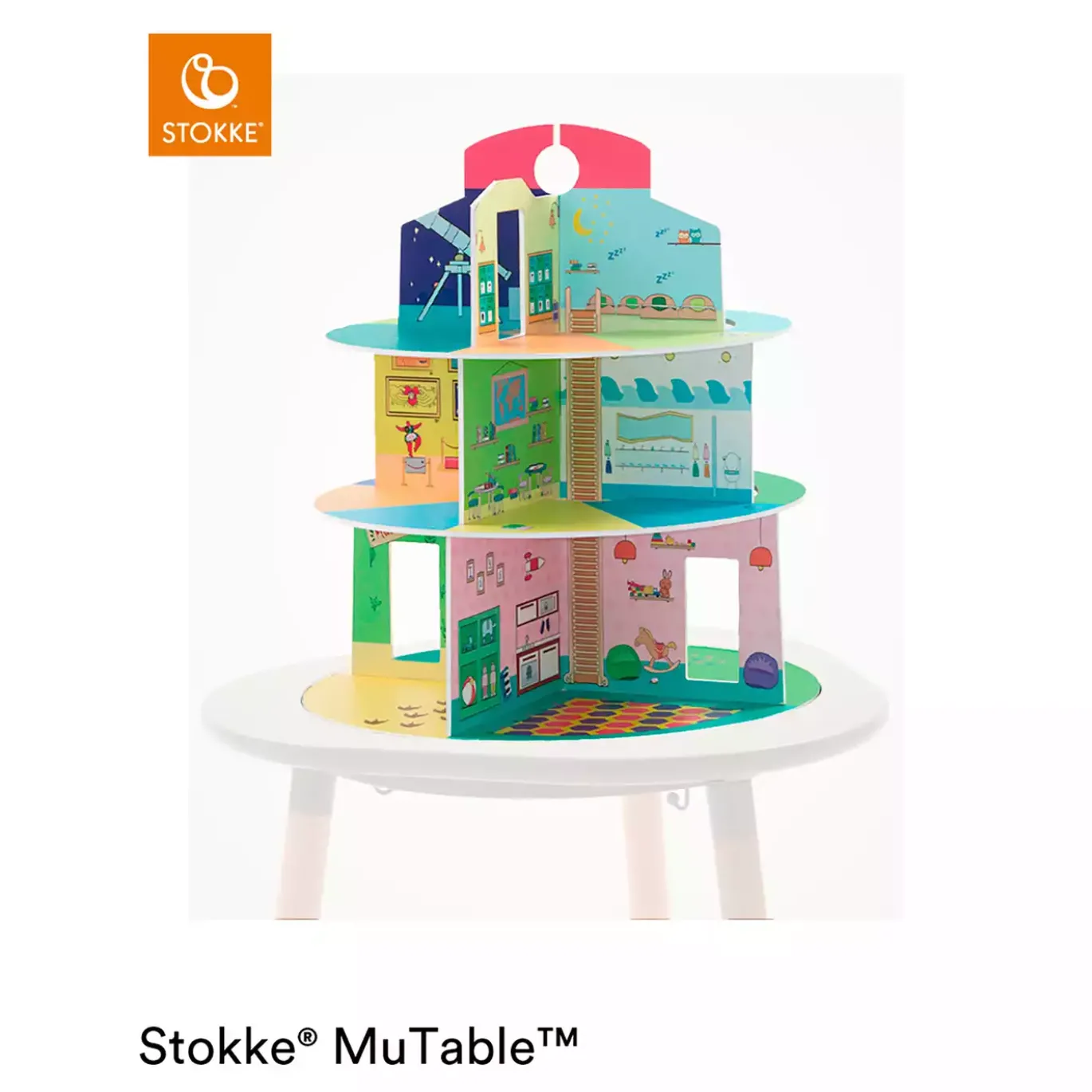MuTable Szenarien - Dolls Wooden Playhouse