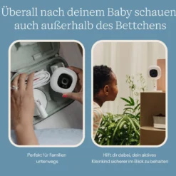 Nanit Pro Camera + Flex Ständer + Atemband (S)