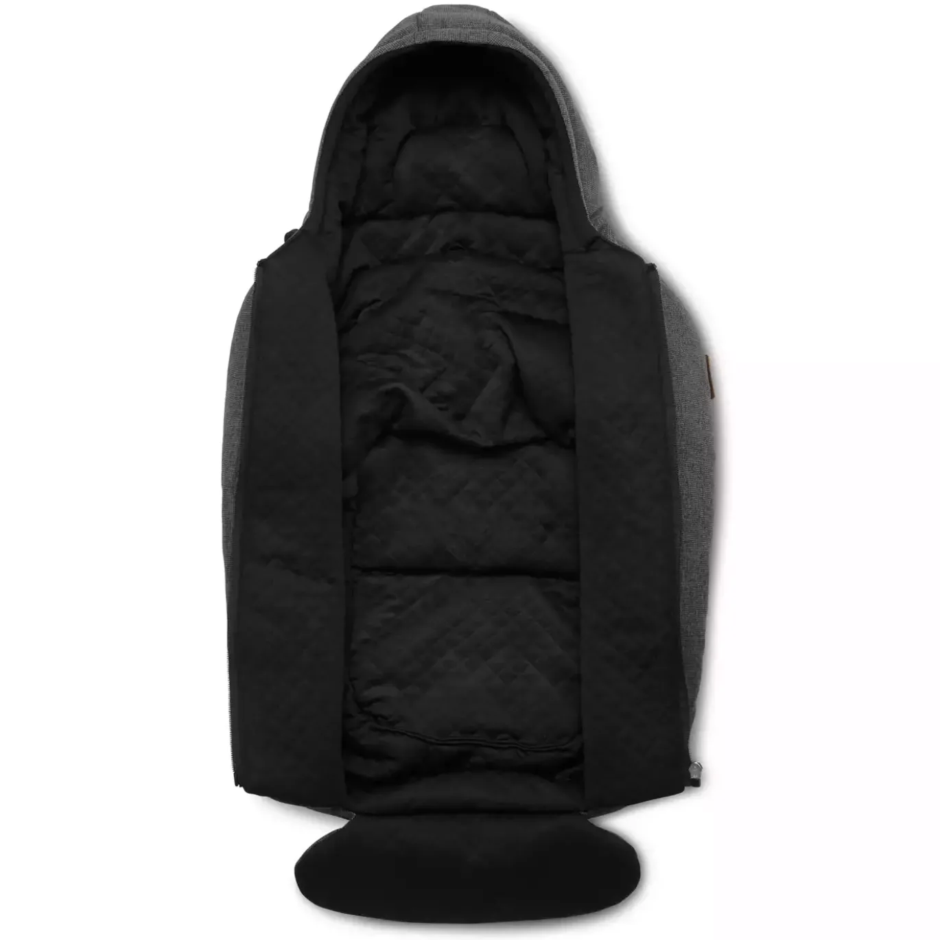 Neugeborenen Fußsack Diamond Edition Asphalt