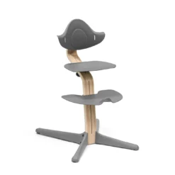 Nomi® Hochstuhl Buche Natural Grey