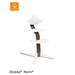 Nomi® Hochstuhl Walnut White