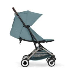 Orfeo Stormy Blue mit Rahmen in Taupe 26