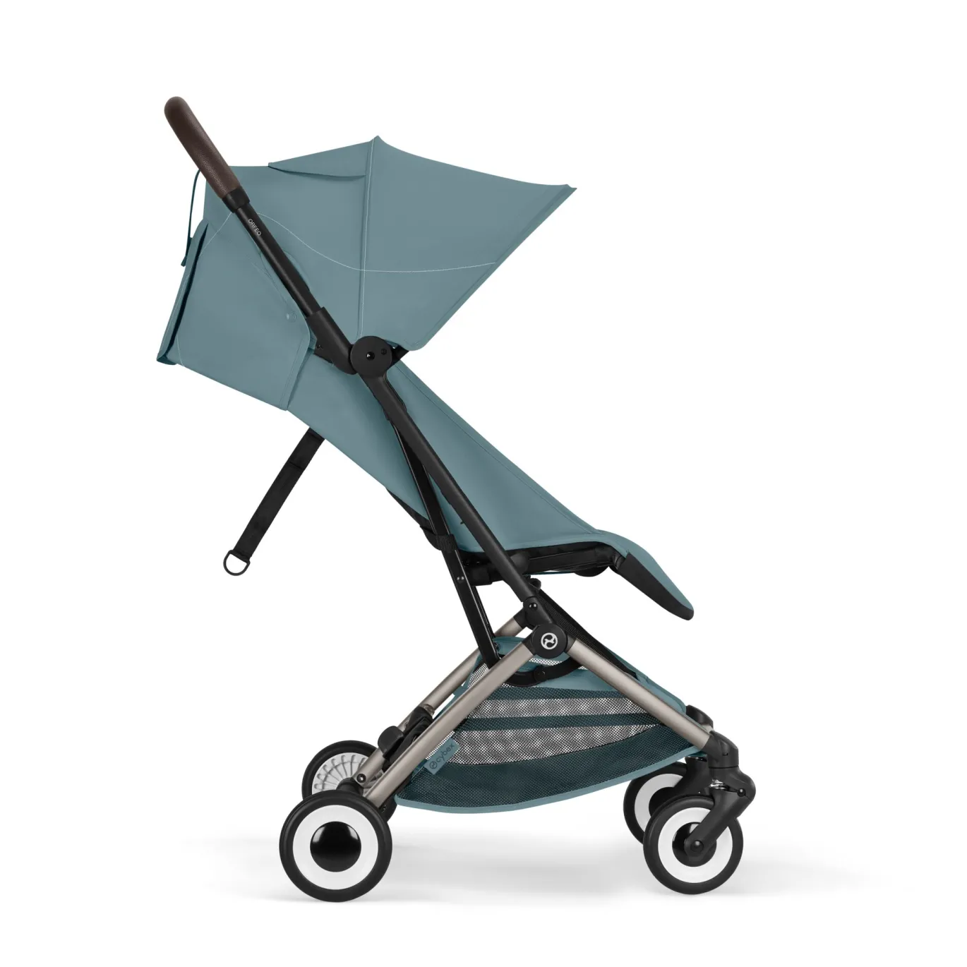 Orfeo Stormy Blue mit Rahmen in Taupe 26