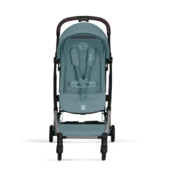 Orfeo Stormy Blue mit Rahmen in Taupe 26