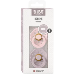 Pacifier Boheme 2er Pack Latex 0-6 Monate Blossom/Dusky Lilac