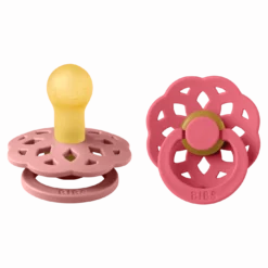 Pacifier Boheme 2er Pack Latex 0-6 Monate Pink/Coral